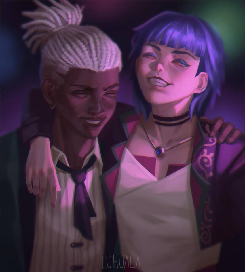 Ekko and Powder Ekko and Powder