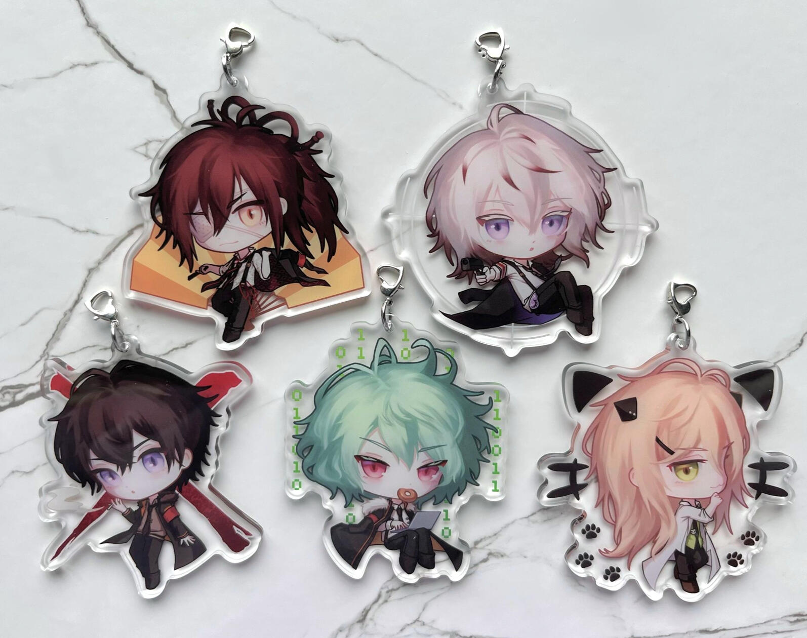 Collar x Malice Keychains